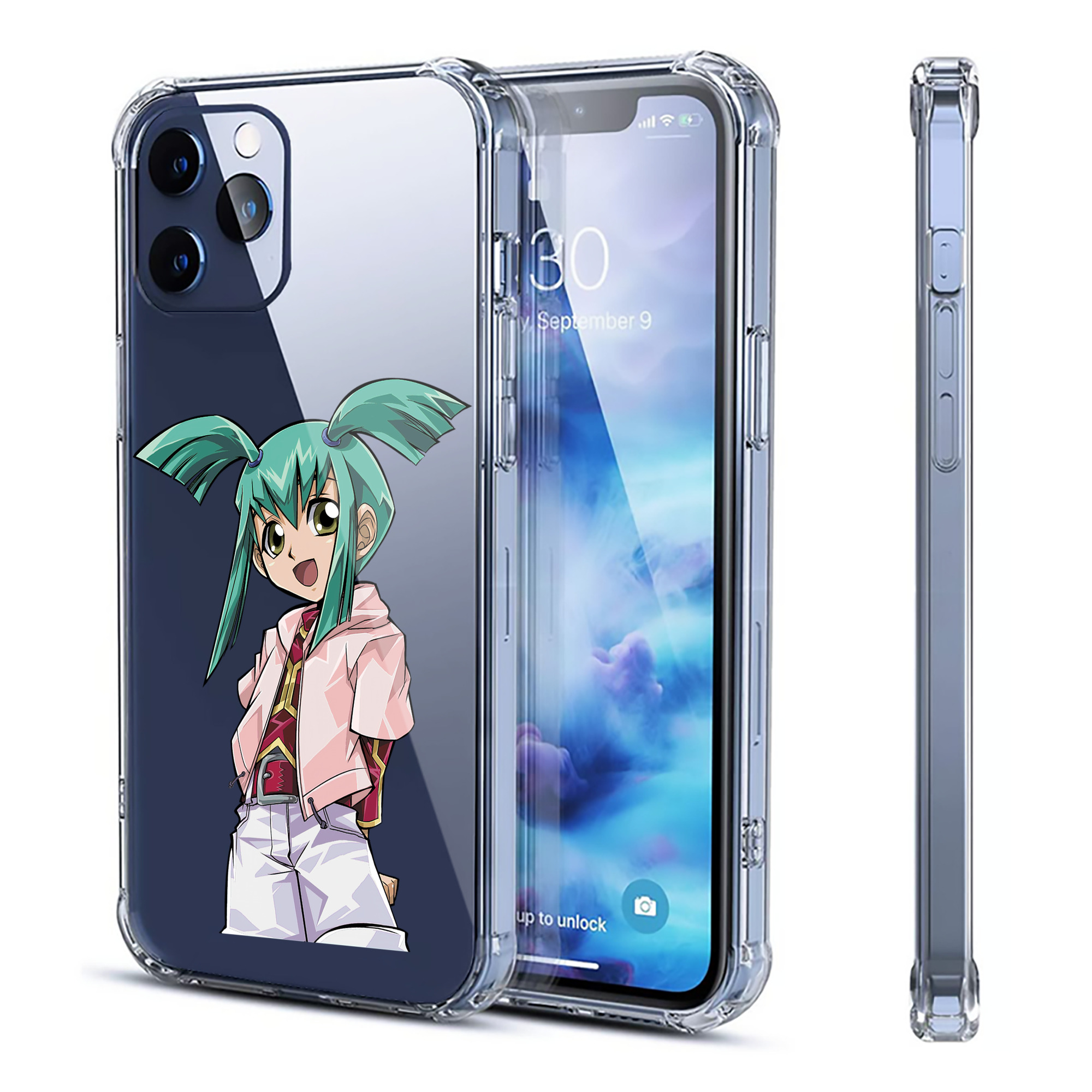 （画像用） 遊☆戯☆王 Yu-Gi-Oh! 【iPhone 12シリーズ対応】透明スマホケース（クリアソフトケース）